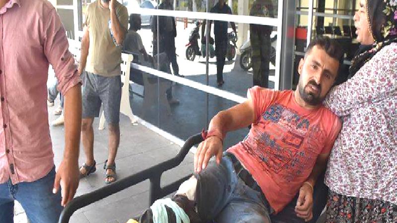 Acemi kasaplar soluğu hastanede aldı!