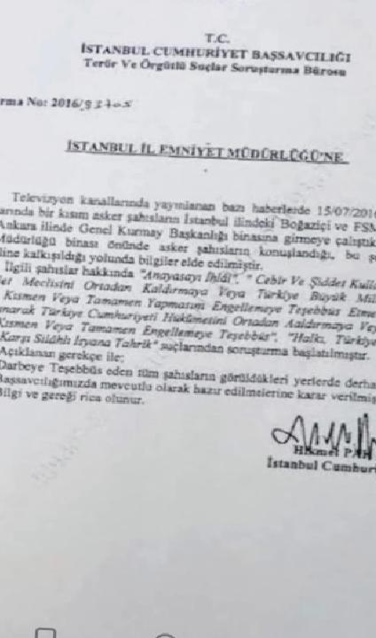 15 Temmuz savcısı Hikmet Pak, İsmail Saymaz’a konuştu: Darbe gecesi ilk talimatı ben verdim