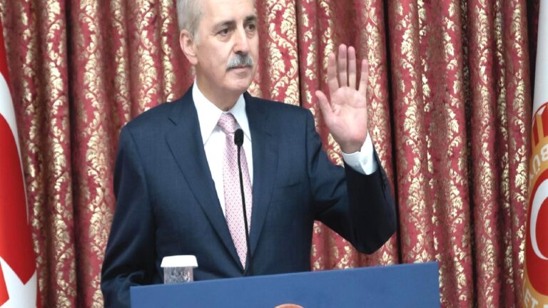 Netanyahu’yu eleştiren TBMM Başkanı Kurtulmuş: Savaş suçlularının yeri Meclis değil sanık sandalyesi