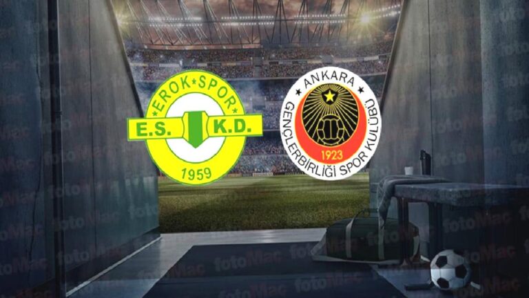 Esenler Erokspor – Gençlerbirliği maçı ne zaman? Saat kaçta? Hangi kanalda canlı yayınlanacak? | Trendyol 1. Lig