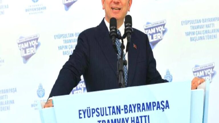 İmamoğlu’ndan Erdoğan’a: 12 bin proje geçti, hat geçmedi. Onaylamıyor musun, biz de başlıyoruz