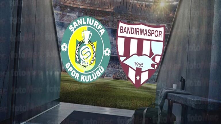Şanlıurfaspor – Bandırmaspor maçı saat kaçta ve hangi kanalda canlı yayınlanacak? | Trendyol 1. Lig