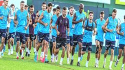 Trabzonspor’da St. Gallen maçı hazırlıkları başladı