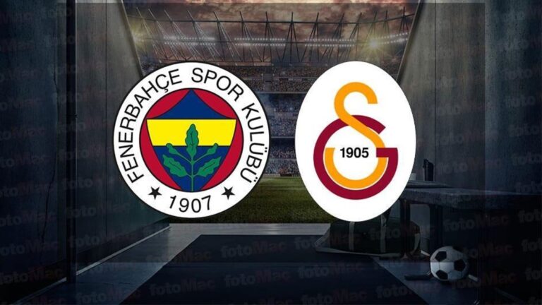 FENERBAHÇE GALATASARAY MAÇI CANLI VE ŞİFRESİZ İZLE | FB – GS derbi maçı saat kaçta, hangi kanalda?