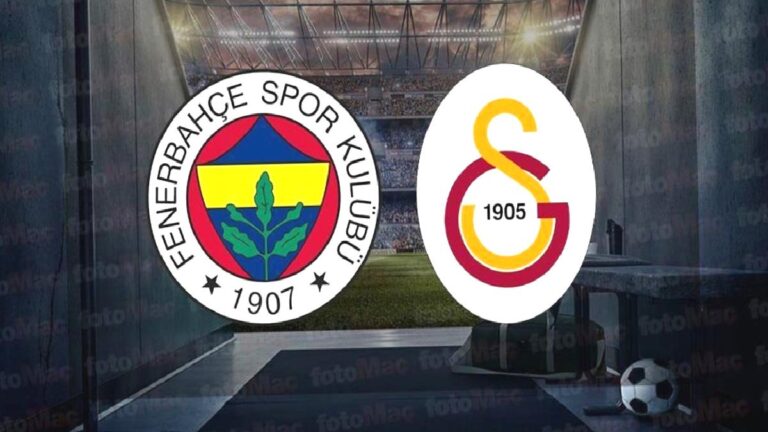 FENERBAHÇE GALATASRAY DERBİ MAÇI CANLI İZLE | Fenerbahçe – Galatasaray maçı hangi kanalda? Muhtemel 11’ler
