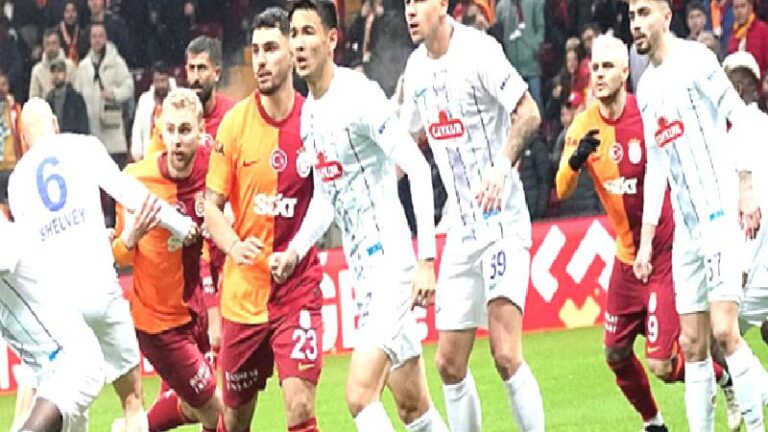 Galatasaray evinde Çaykur Rizespor’u ağırlıyor