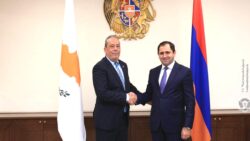 Güney Kıbrıs Savunma Bakanı Ermenistan’da Türkiye’yi hedef aldı