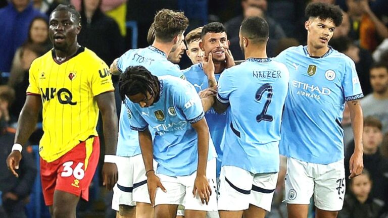 Manchester City 2-1 Watford (MAÇ SONUCU-ÖZET)