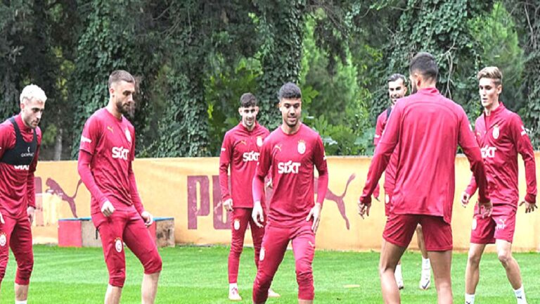 Galatasaray, RFS maçının hazırlıklarını sürdürdü