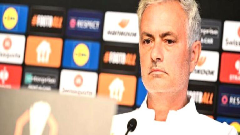 Jose Mourinho: Bu sezon ve gelecek sezon Fenerbahçe’nin başındayım