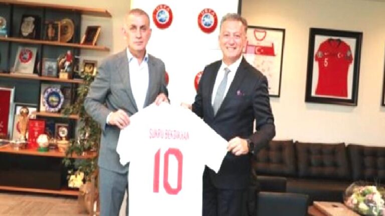 Mercedes-Benz’den TFF Başkanı Hacıosmanoğlu’na ziyaret