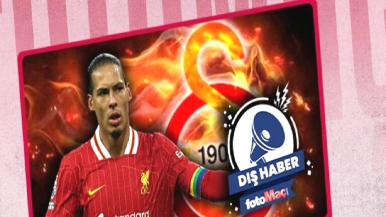 Avrupa’da ses getirecek transfer: Galatasaray’dan Virgil van Dijk bombası!