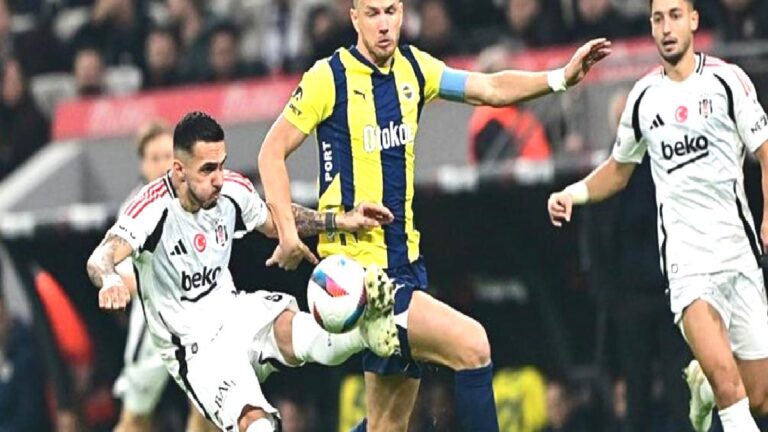 Beşiktaş – Fenerbahçe derbisinde Dzeko’nun şutu çizgiyi geçti mi?
