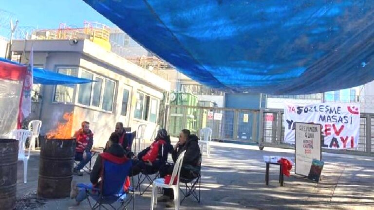 Metal işçileri, Erdoğan’ın grev yasağı kararına rağmen direnmeye devam ediyor: Bugün dünden daha kararlıyız!