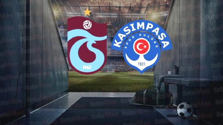 Trabzonspor-Kasımpaşa maçı ne zaman, saat kaçta ve hangi kanalda? | Trendyol Süper Lig canlı izle