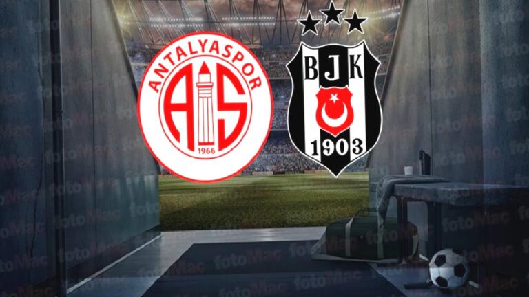 Antalyaspor – Beşiktaş CANLI | Onvo Antalyaspor – Beşiktaş maçı ne zaman, saat kaçta ve hangi kanalda?