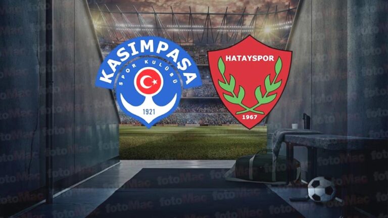 Kasımpaşa – Atakaş Hatayspor maçı ne zaman, saat kaçta ve hangi kanalda canlı yayınlanacak? | Trendyol Süper Lig