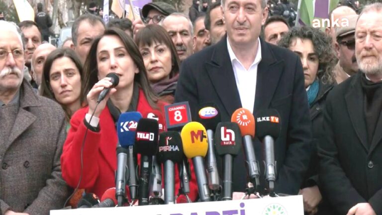 DEM Parti’den Güvenpark’ta kayyım protestosu: “Görüşmelere ve diyaloğa verilmiş cevap olarak değerlendirmekteyiz”