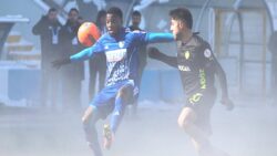 Erzurum’da film sahnesini aratmayan maç görüntüleri!