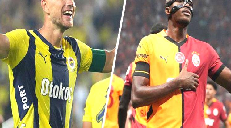 Galatasaray-Fenerbahçe derbisinde gözler golcülerde
