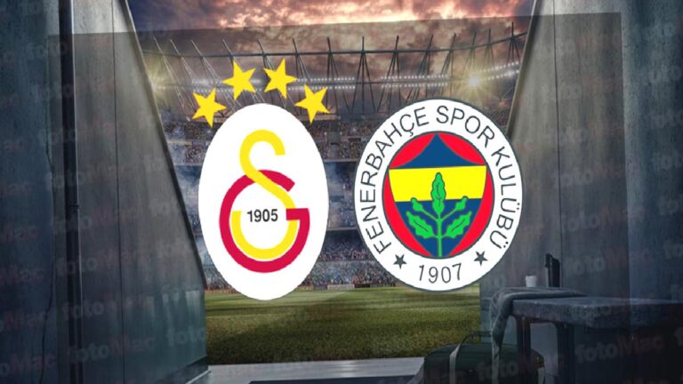 GALATASARAY FENERBAHÇE MAÇI – Derbi maçı canlı anlatım