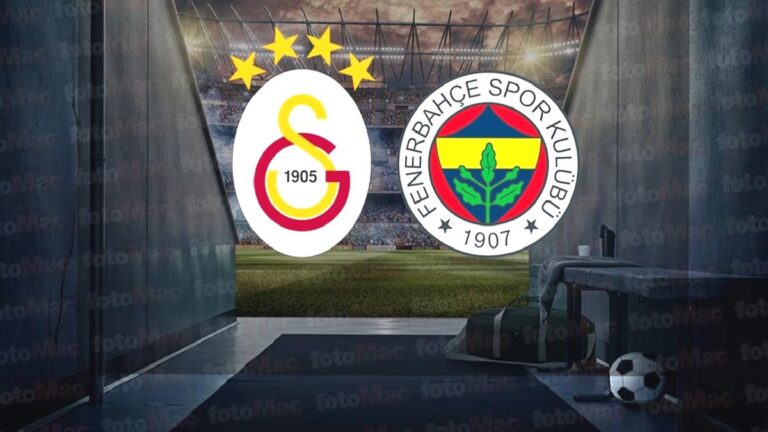 GS-FB CANLI | Galatasaray-Fenerbahçe maçı ne zaman, saat kaçta ve hangi kanalda? (Trendyol Süper Lig)