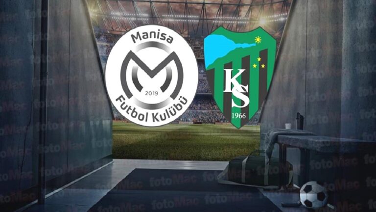 Manisa FK-Kocaelispor CANLI | Manisa FK-Kocaelispor maçı ne zaman, saat kaçta ve hangi kanalda? (Trendyol 1. Lig)