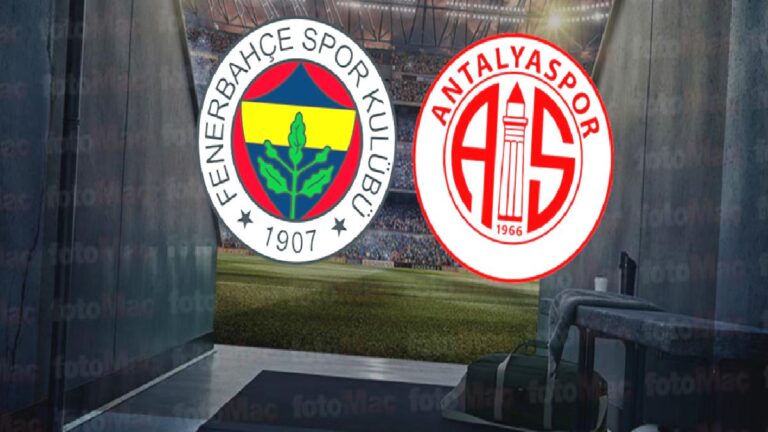 FENERBAHÇE-ONVO ANTALYASPOR MAÇI CANLI ŞİFRESİZ | Fenerbahçe-Onvo Antalyaspor maçı yayın bilgileri!