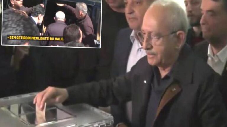 Kemal Kılıçdaroğlu’na oy kullandığı sandıkta protesto: Sen getirdin memleketi bu hale