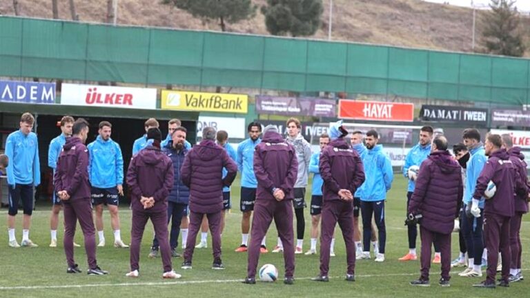 Trabzonspor Atakaş Hatayspor maçının hazırlıklarını sürdürdü