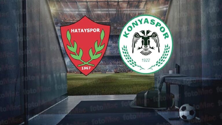 Atakaş Hatayspor-TÜMOSAN Konyaspor maçı CANLI İZLE