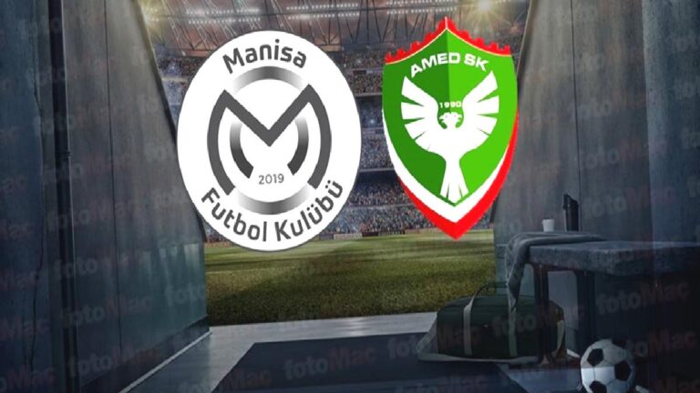 Manisa FK-Amed SK maçı ne zaman, saat kaçta ve hangi kanalda? (CANLI YAYIN)