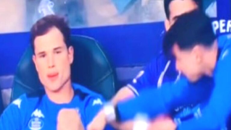 Real Valladolid yedek kulübesinde şok anlar! Luis Perez…