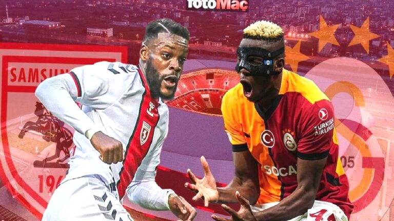Reeder Samsunspor – Galatasaray maçı CANLI İZLE | Trendyol Süper Lig canlı