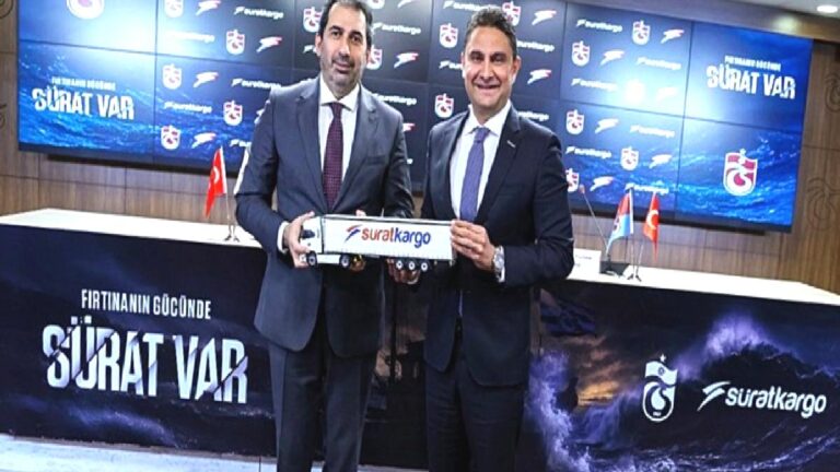 Trabzonspor’un resmi kargo taşıma sponsoru Sürat Kargo oldu