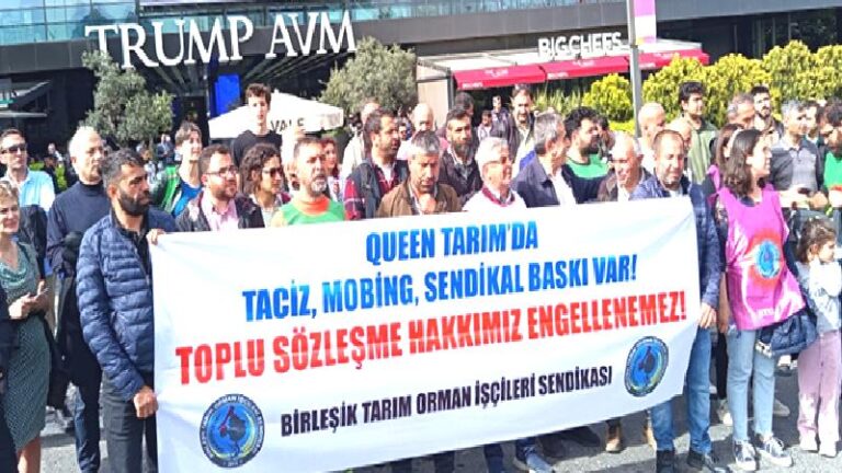 Queen Tarım’daki kadın işçiler için eylem: Queen işçileri kimsenin kölesi değil