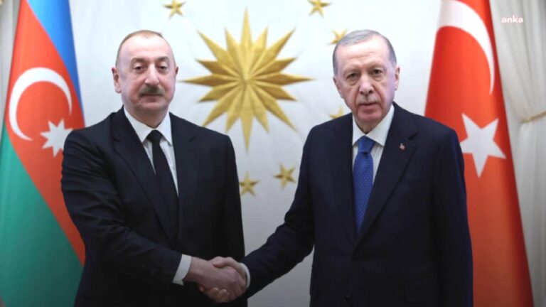 Cumhurbaşkanı Erdoğan, Azerbaycan Cumhurbaşkanı Aliyev ile görüştü
