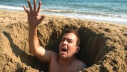 Sahilde kumdan kale yaptı: 17 yaşındaki çocuk kale yıkılınca çukurda boğularak öldü