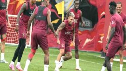 Galatasaray Fatih Karagümrük maçının hazırlıklarını sürdürdü