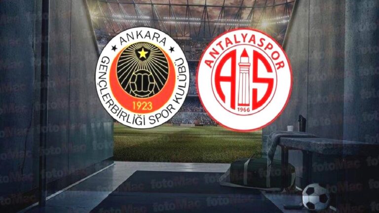 Gençlerbirliği-Hesap.com Antalyaspor maçı CANLI (Trendyol Süper Lig)
