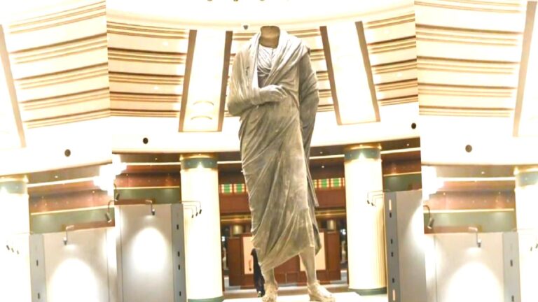 İmparator Marcus Aurelius’un bronz heykeli, ABD’den Türkiye’ye 65 yıl sonra getirildi