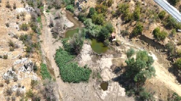 Kırklareli’nde aşırı sıcaklar Teke Deresi’ni susuz bıraktı