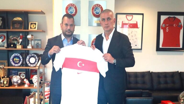 Kulüpler Birliği Başkanı Ertuğrul Doğan’dan TFF Başkanı İbrahim Hacıosmanoğlu’na ziyaret