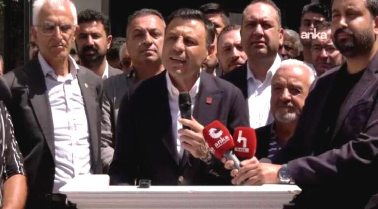 Özgür Çelik, Beyoğlu Belediyesi önünde konuştu: İnan Güney bir süredir gazetelerde, televizyonda hedef gösteriliyordu!
