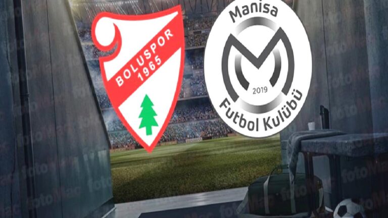 Boluspor-Manisa FK maçı canlı izle | Boluspor-Manisa FK maçı ne zaman, saat kaçta ve hangi kanalda?