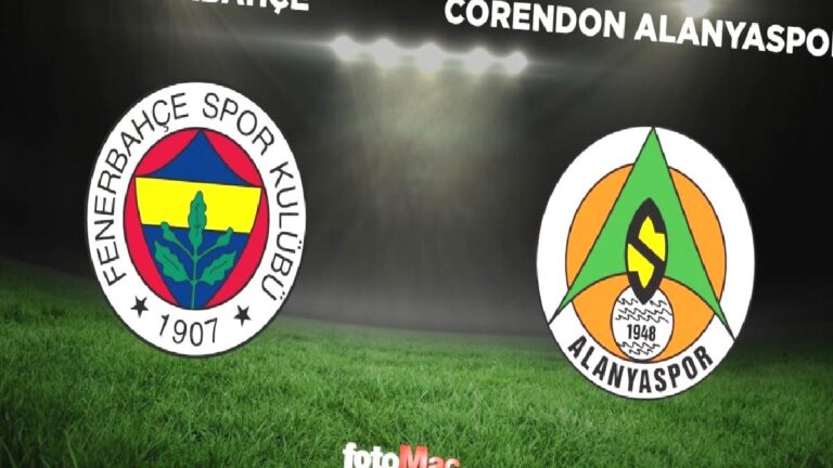 Fenerbahçe – Corendon Alanyaspor maçı saat kaçta, hangi kanalda?