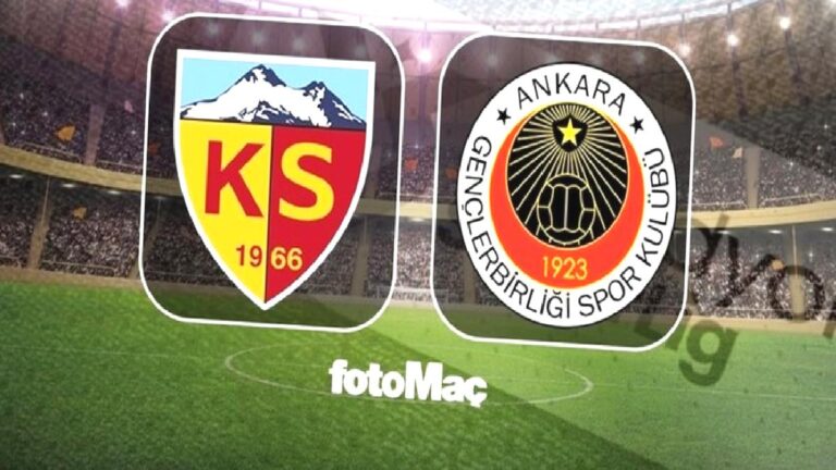 Kayserispor-Gençlerbirliği maçı CANLI | Trendyol Süper Lig