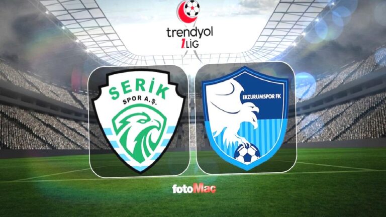 Serik Spor-Erzurumspor FK maçı canlı izle | Serik Spor-Erzurumspor FK maçı ne zaman, saat kaçta ve hangi kanalda?