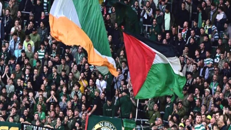 Celtic taraftarları İsrail’i protesto etti