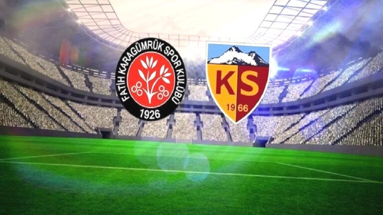 Fatih Karagümrük – Kayserispor maçı CANLI | Trendyol Süper Lig